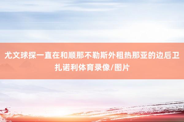 尤文球探一直在和顺那不勒斯外租热那亚的边后卫扎诺利体育录像/图片