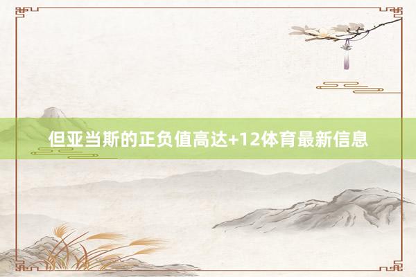 但亚当斯的正负值高达+12体育最新信息