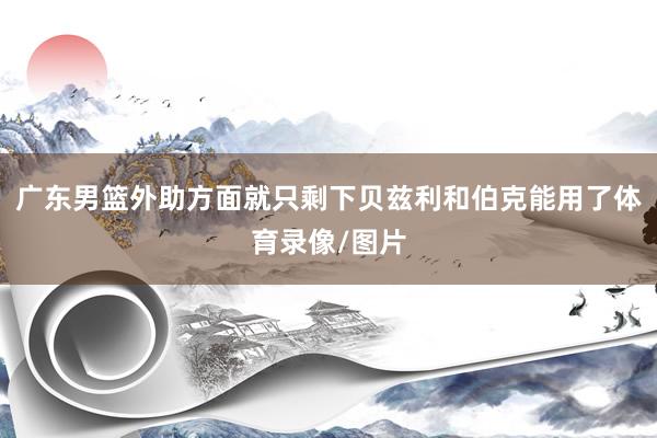 广东男篮外助方面就只剩下贝兹利和伯克能用了体育录像/图片
