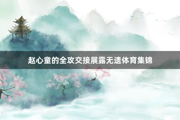 赵心童的全攻交接展露无遗体育集锦