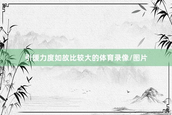 引援力度如故比较大的体育录像/图片