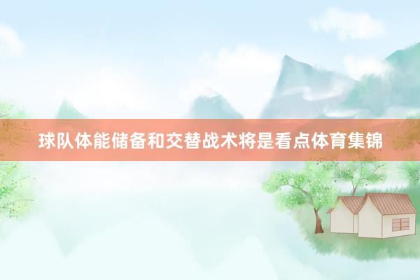 球队体能储备和交替战术将是看点体育集锦