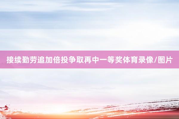 接续勤劳追加倍投争取再中一等奖体育录像/图片