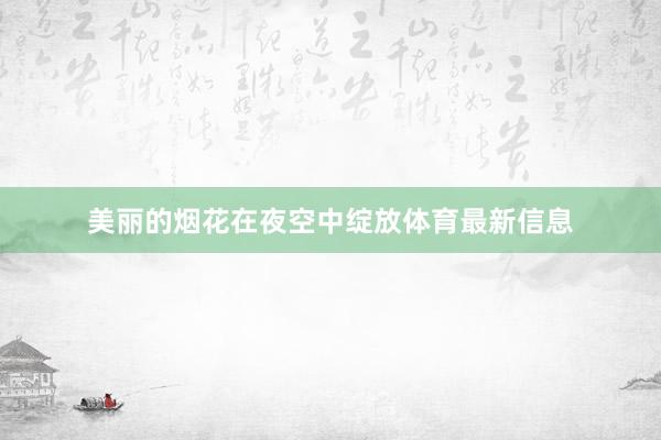 美丽的烟花在夜空中绽放体育最新信息
