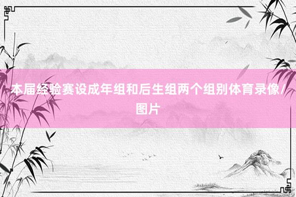 本届经验赛设成年组和后生组两个组别体育录像/图片