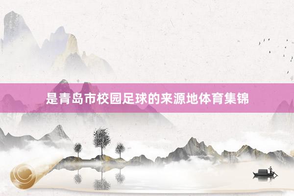 是青岛市校园足球的来源地体育集锦