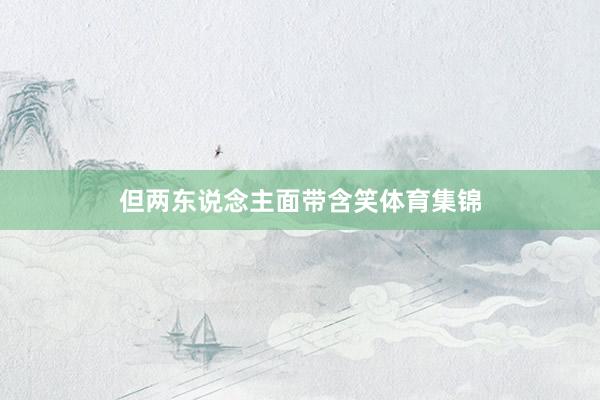 但两东说念主面带含笑体育集锦