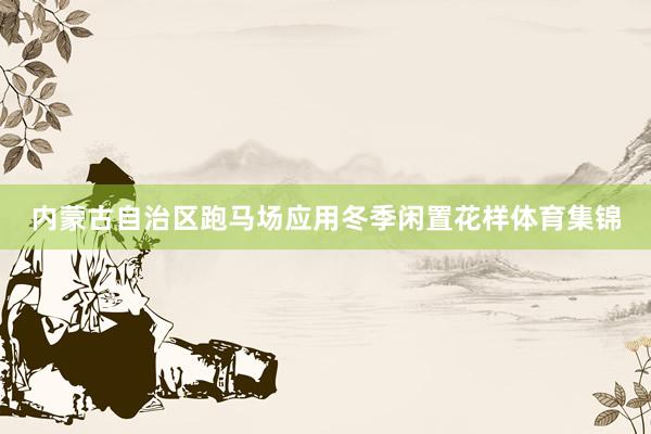 内蒙古自治区跑马场应用冬季闲置花样体育集锦
