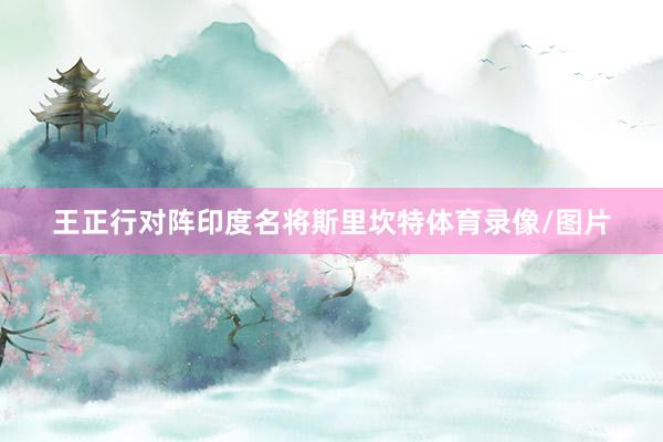 王正行对阵印度名将斯里坎特体育录像/图片