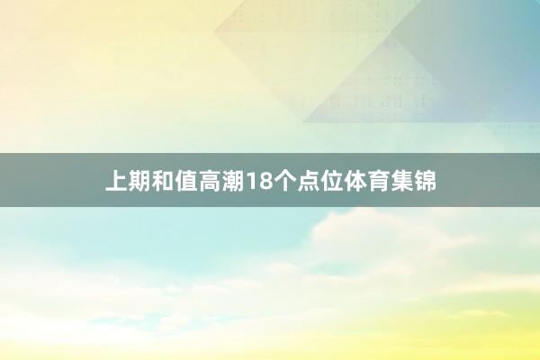 上期和值高潮18个点位体育集锦